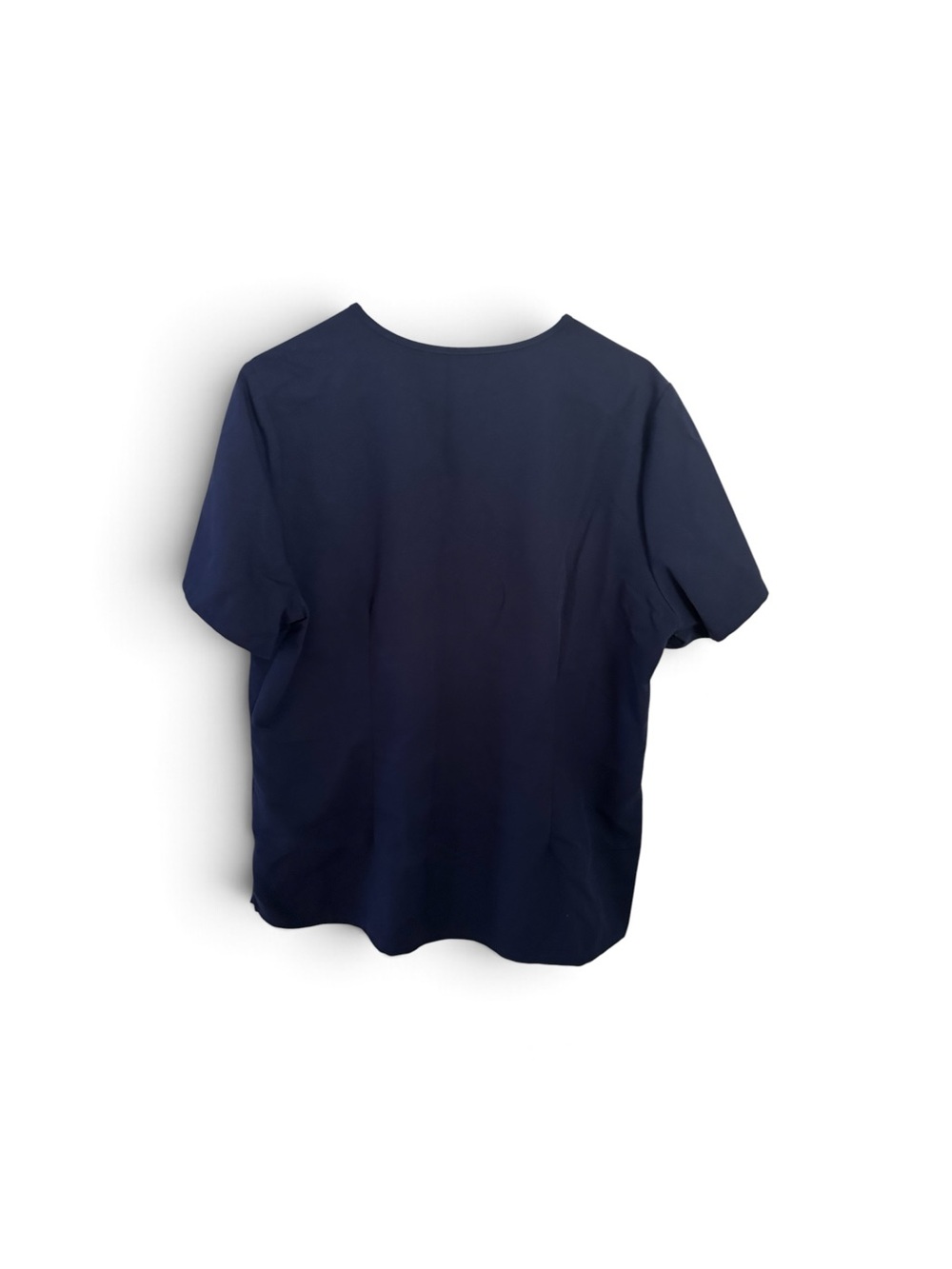 Classic Short-Sleeve Crewneck Top in Navy
